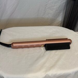 Rose Gold Hair Straightening Brush